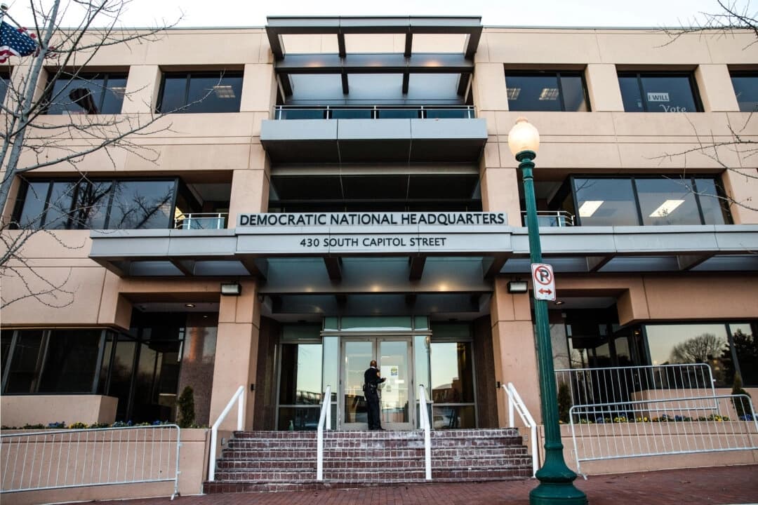 El edificio de la sede nacional del Partido Demócrata en Washington, el 30 de enero de 2018. (Samira Bouaou/The Epoch Times)
