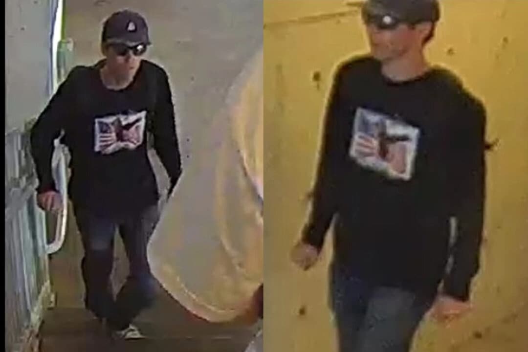 Sospechoso buscado por las fuerzas del orden por el asesinato de Charlie Kirk en Orem, Utah, el 10 de septiembre de 2025. (Cortesía del FBI de Salt Lake City)
