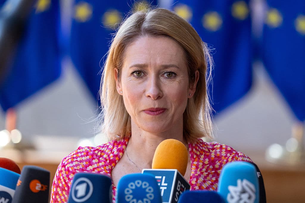 Kaja Kallas, alta representante de Asuntos Exteriores y Política de Seguridad y vicepresidenta de la Comisión Europea (Foto de Omar Havana/Getty Images)