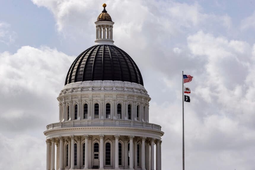El edificio del Capitolio del estado de California en Sacramento, California, el 16 de marzo de 2025. John Fredricks/The Epoch Times