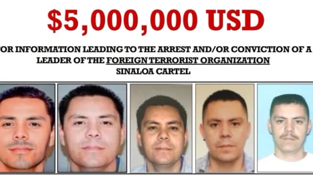 EE. UU. ofrece USD 5 millones por información que lleve al arresto de jefe del cártel de Sinaloa