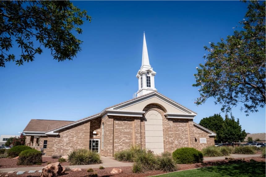 La Iglesia de Jesucristo de los Santos de los Últimos Días en St. George, Utah, el 14 de septiembre de 2025. Madalina Kilroy/The Epoch Times