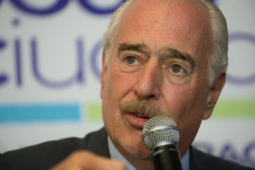 El expresidente colombiano (1998-2002) Andrés Pastrana el 26 de enero de 2015. (FEDERICO PARRA/AFP a través de Getty Images)