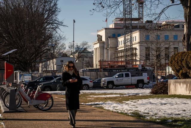 El Banco de la Reserva Federal en Washington, el 14 de enero de 2025. (Madalina Vasiliu/The Epoch Times)
