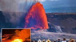 Video: Volcán Kilauea de Hawái arroja "fuentes de lava" de 1250 pies de altura ¡es asombroso!