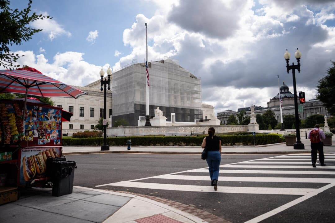 La Corte Suprema de Estados Unidos en Washington el 11 de septiembre de 2025. (Madalina Kilroy/The Epoch Times)
