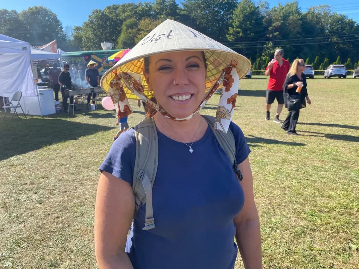 Bonnie Russell en el Festival de la Luna en Deerpark, Nueva York, el 20 de septiembre de 2025. (OliverMantyk/The EpochTimes)