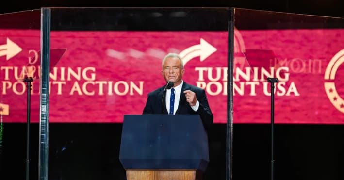 Kirk pensaba que la "conversación era la única forma de sanar nuestro país": RFK Jr.