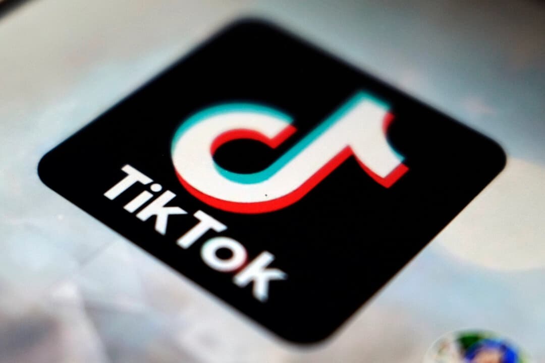 El logotipo de TikTok en Tokio, el 28 de septiembre de 2020. (Kiichiro Sato/AP Photo)
