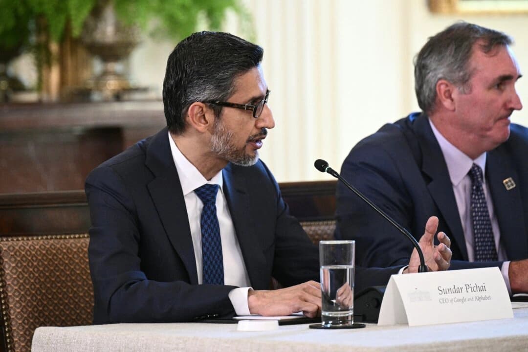 El director ejecutivo de Google y Alphabet, Sundar Pichai, en Washington el 4 de septiembre de 2025. (Alex Wroblewski/AFP a través de Getty Images).