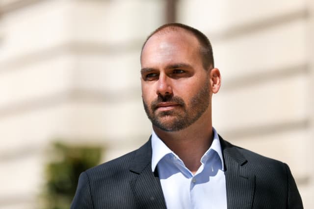 Eduardo Bolsonaro en Washington el 16 de marzo de 2019. (Charlotte Cuthbertson/The Epoch Times)
