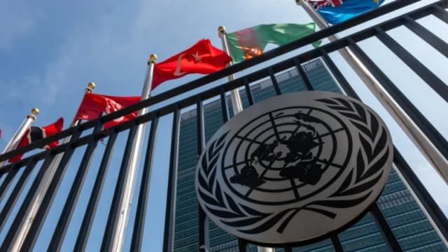 La sede de las Naciones Unidas en el distrito de Manhattan de la ciudad de Nueva York el 9 de septiembre de 2025. (Spencer Platt/Getty Images)
