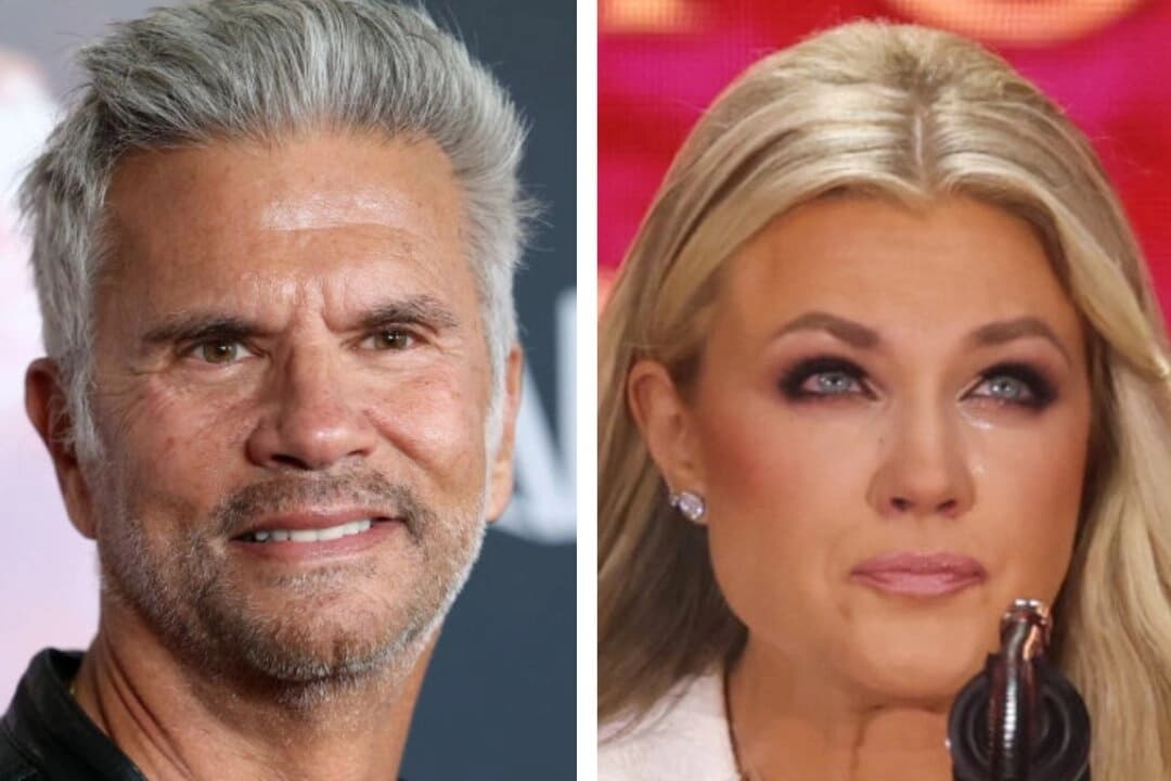 (I) Lorenzo Lamas asiste al AFI Fest 2022: proyección en la alfombra roja de «Bardo, falsa crónica de unas cuantas verdades» en el TCL Chinese Theatre de Los Ángeles el 3 de noviembre de 2022. (Jesse Grant/Getty Images para AFI); (D) Erika Kirk, viuda de Charlie Kirk, habla en el funeral público del comentarista conservador Charlie Kirk en el State Farm Stadium de Glendale, Arizona, el 21 de septiembre de 2025. (Patrick T. Fallon/AFP a través de Getty Images)

