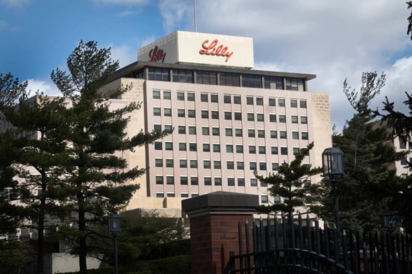 La sede de Eli Lilly en Indianápolis, Indiana, en una fotografía de archivo sin fecha. (Scott Olson/Getty Images)
