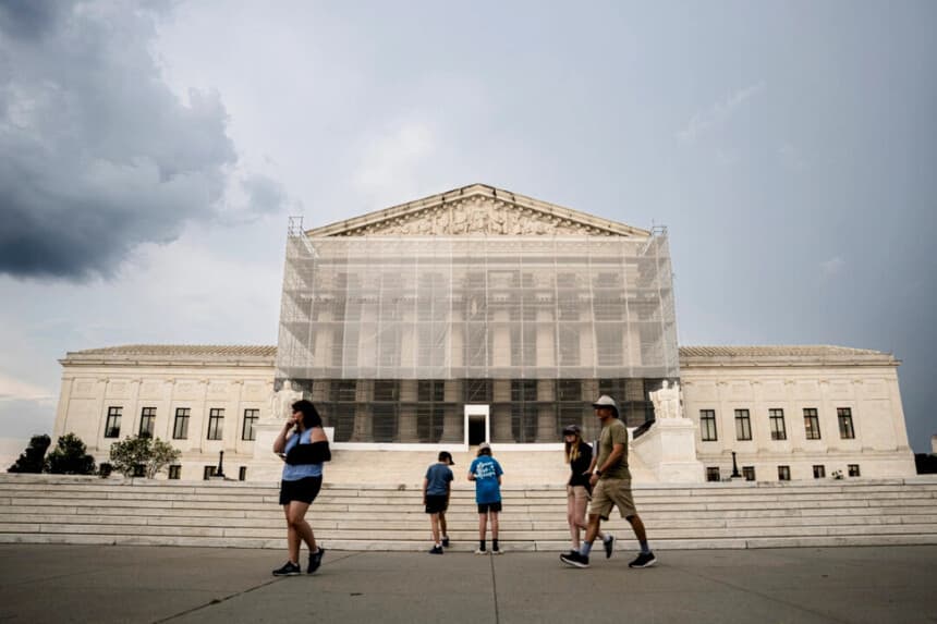 La Corte Suprema de los Estados Unidos en Washington, el 25 de junio de 2025. Madalina Kilroy/The Epoch Times