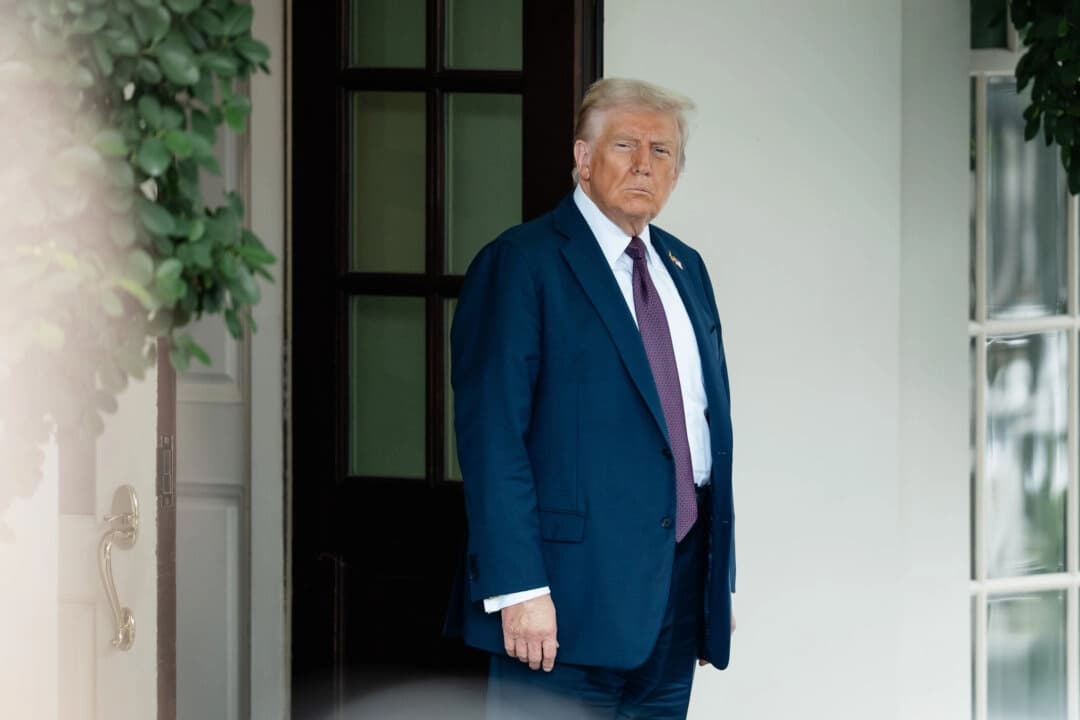 El presidente Donald Trump en la Casa Blanca en Washington el 29 de septiembre de 2025. (Madalina Kilroy/The Epoch Times)