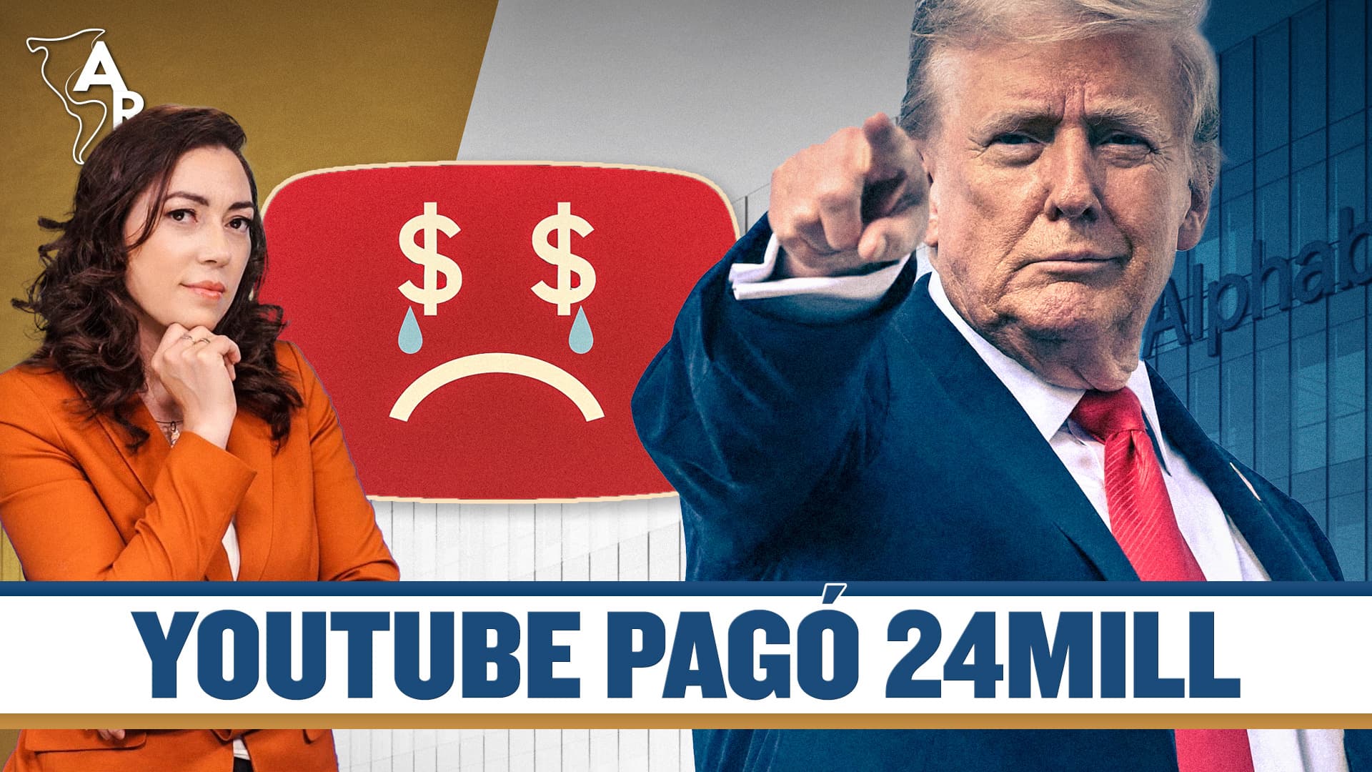 Trump recibirá de YouTube más de $24 millones ¿fin de la censura?