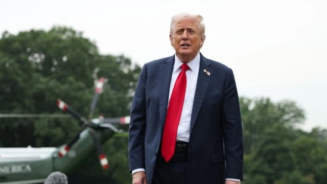El presidente Donald Trump en Washington, el 30 de septiembre de 2025. (Win McNamee/Getty Images)
