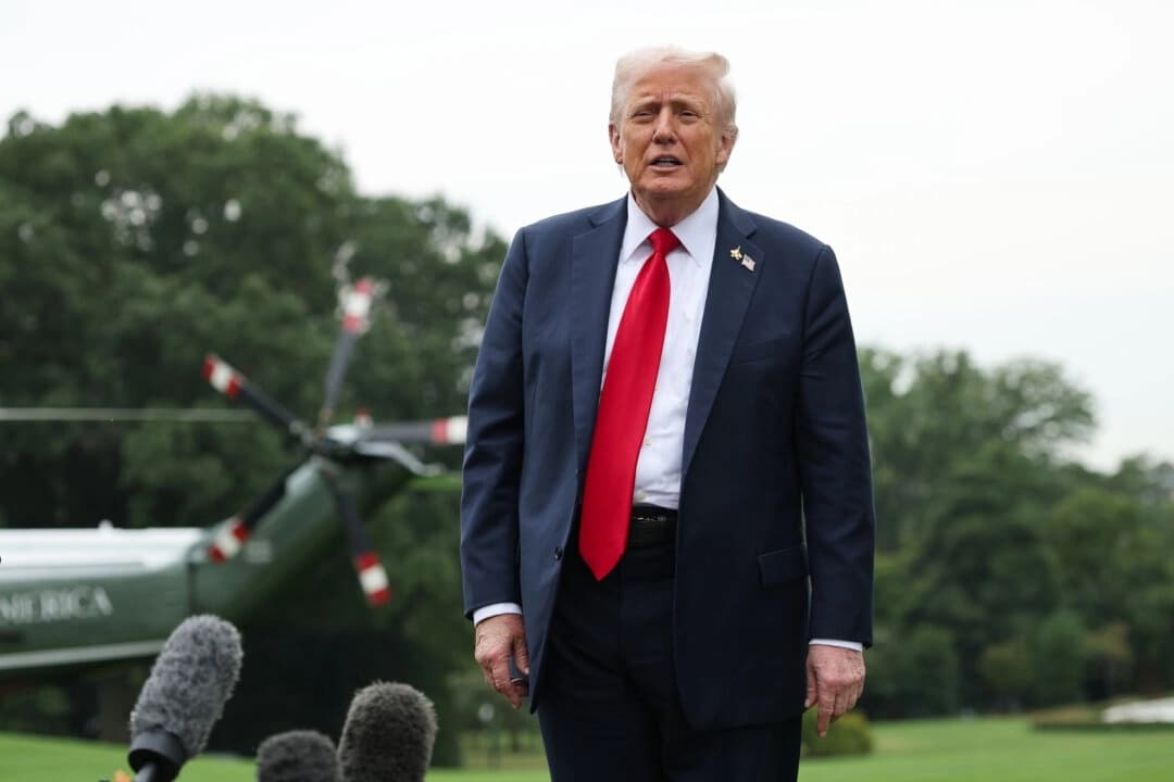 El presidente Donald Trump en Washington, el 30 de septiembre de 2025. (Win McNamee/Getty Images)
