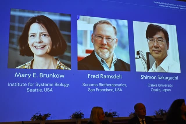 Tres científicos ganan Premio Nobel de Medicina por descubrimientos sobre sistema inmunológico