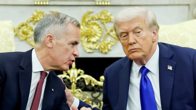 Trump pone en duda la continuidad del T-MEC durante reunión con el primer ministro canadiense