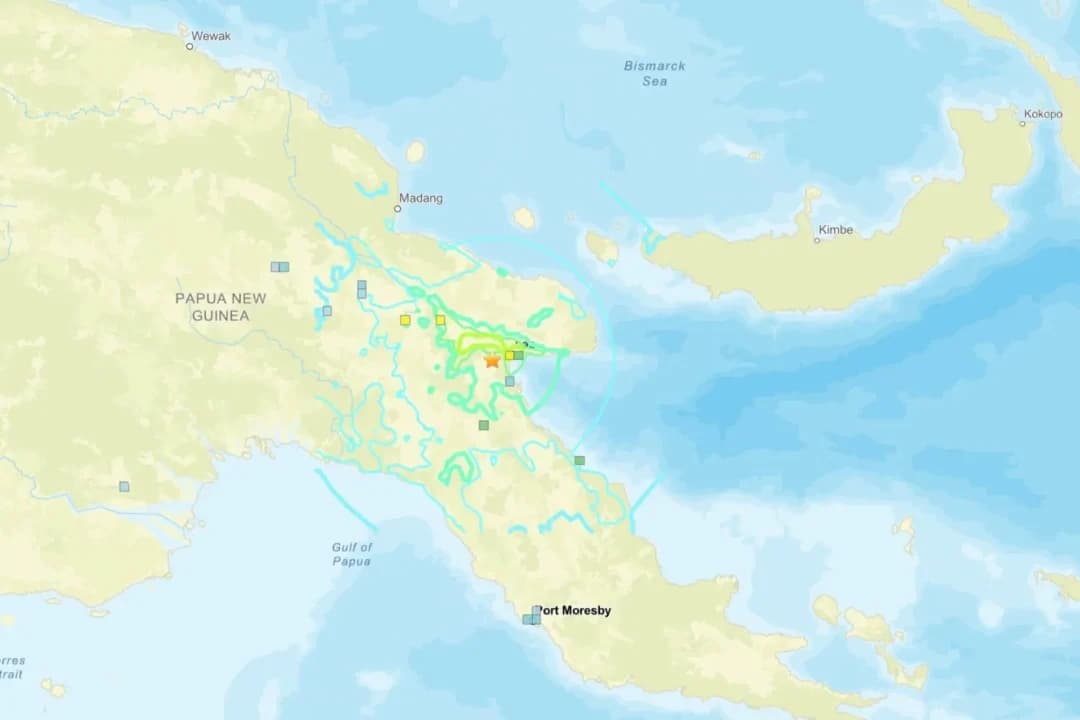 Fuerte terremoto de 6.6 estremece Lae, en Papúa Nueva Guinea