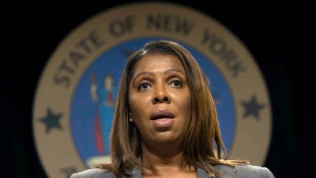 La fiscal general de Nueva York, Letitia James, acusada de delitos federales
