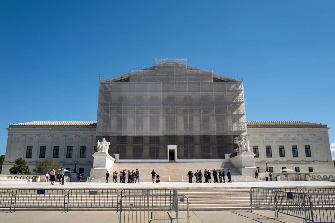 La Corte Suprema de Estados Unidos en Washington el 6 de octubre de 2025. (Madalina Kilroy/The Epoch Times)
