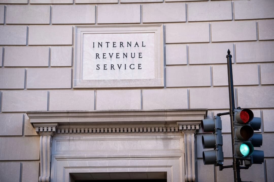 El edificio del IRS en Washington el 25 de marzo de 2024. (Madalina Vasiliu/The Epoch Times)
