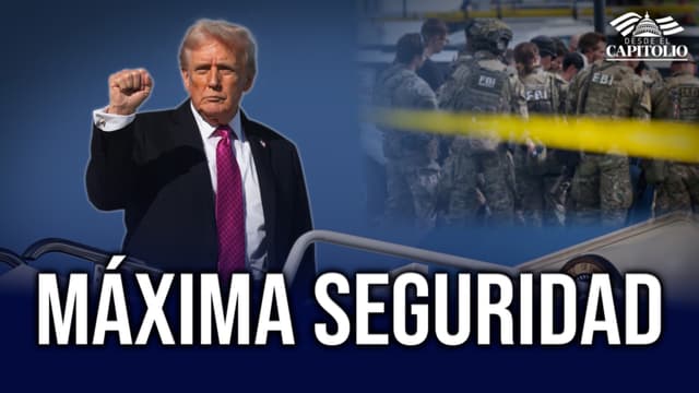 Refuerzan seguridad de Trump: FBI investiga estructura sospechosa cerca del Air Force One