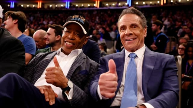 Eric Adams apoya a Andrew Cuomo en la contienda por la alcaldía de la ciudad de Nueva York