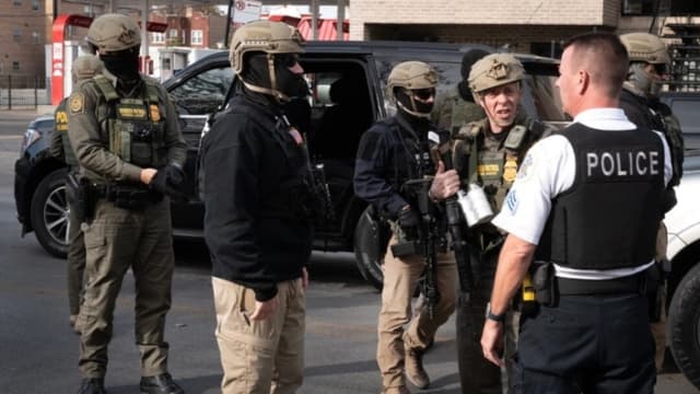 Disparan contra agentes de la Patrulla Fronteriza de Chicago, EE. UU.