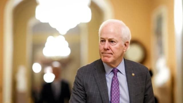 El senador John Cornyn (R-Texas) en Washington, el 5 de diciembre de 2022. (Anna Moneymaker/Getty Images)