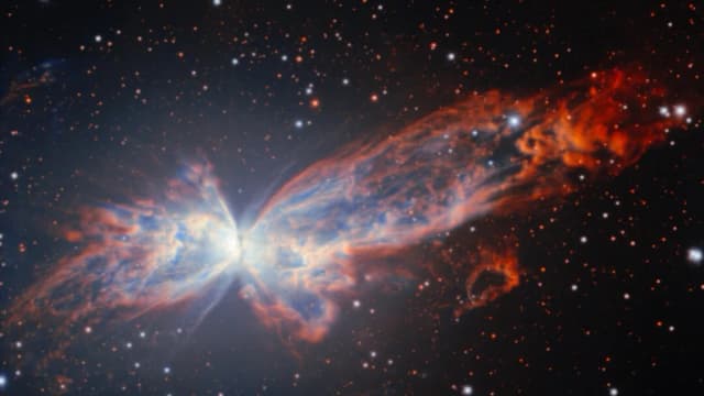 Telescopio en Chile captura impresionante imagen de una mariposa cósmica
