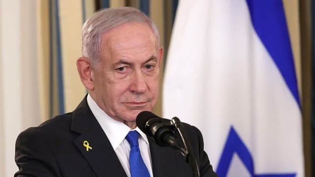 El primer ministro israelí, Benjamin Netanyahu, participa en una conferencia de prensa conjunta con el presidente de Estados Unidos, Donald Trump, en el Comedor de Estado de la Casa Blanca el 29 de septiembre de 2025 en Washington, DC. (Alex Wong/Getty Images)