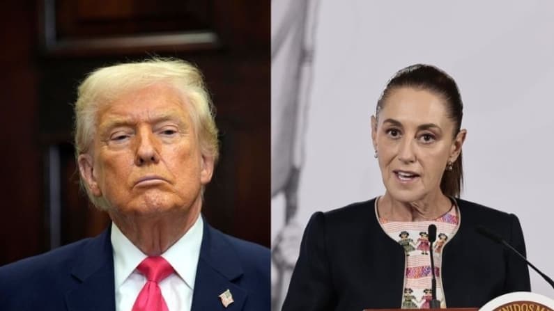 Trump abre la puerta a terminar el T-MEC y Sheinbaum defiende su vigencia