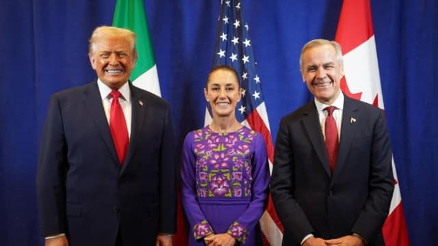 Sheinbaum, Trump y Carney fortalecen relación y coordinan agenda rumbo al Mundial 2026