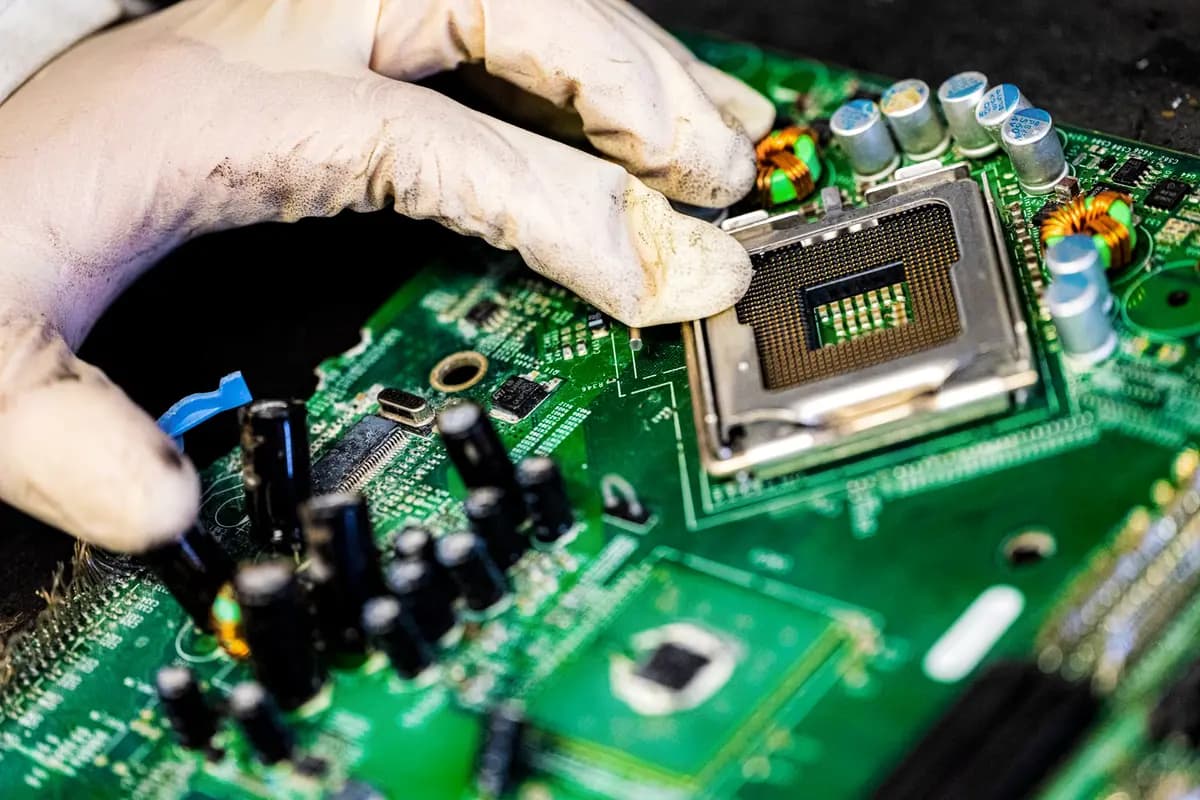 Un proceso de calentamiento instantáneo por efecto Joule desarrollado en la Universidad Rice recupera metales valiosos de los residuos electrónicos. El proceso permite la "minería urbana" de recursos. (Crédito: Jeff Fitlow/Universidad Rice).