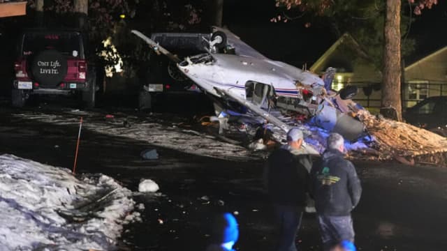Avioneta se estrella contra condominios en New Hampshire
