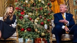 En fotos: Trump atiende llamadas de Santa del NORAD, choque de helicópteros y tormenta invernal