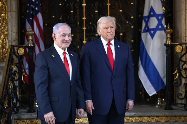 Trump recibe a Netanyahu en Mar-a-Lago para mantener conversaciones bilaterales