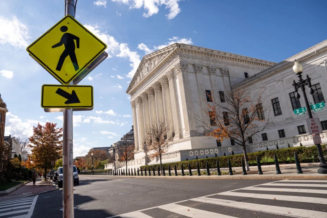 La Corte Suprema de Estados Unidos en Washington el 10 de noviembre de 2025. (Madalina Kilroy/The Epoch Times)