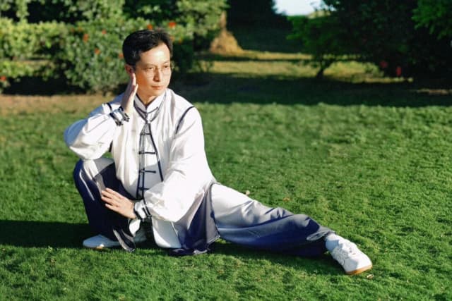Tu Jing-Wei practicando Tai Chi. (Foto cortesía de Tu Jing-Wei)
