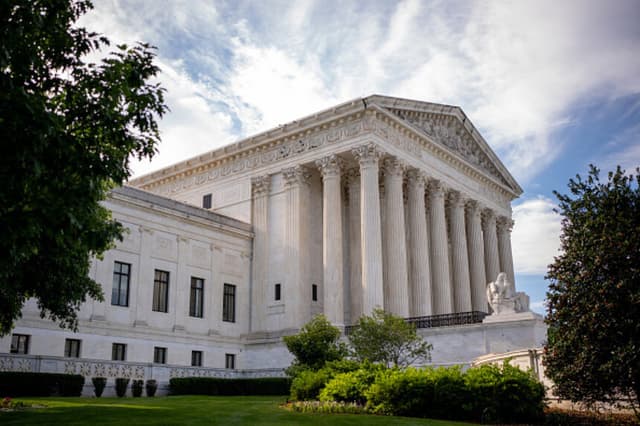 WASHINGTON, DC - 20 DE JUNIO: Exterior de la Corte Suprema el 20 de junio de 2024 en Washington, DC (Foto de Andrew Harnik/Getty Images).