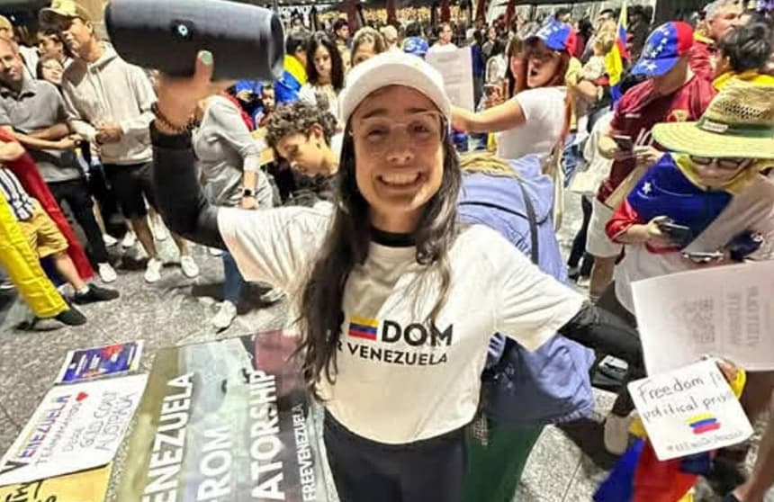 Sarah Machmud afirma que los venezolanos llevan años esperando que Estados Unidos tome medidas en su país. (Cortesía de Sarah Machmud)