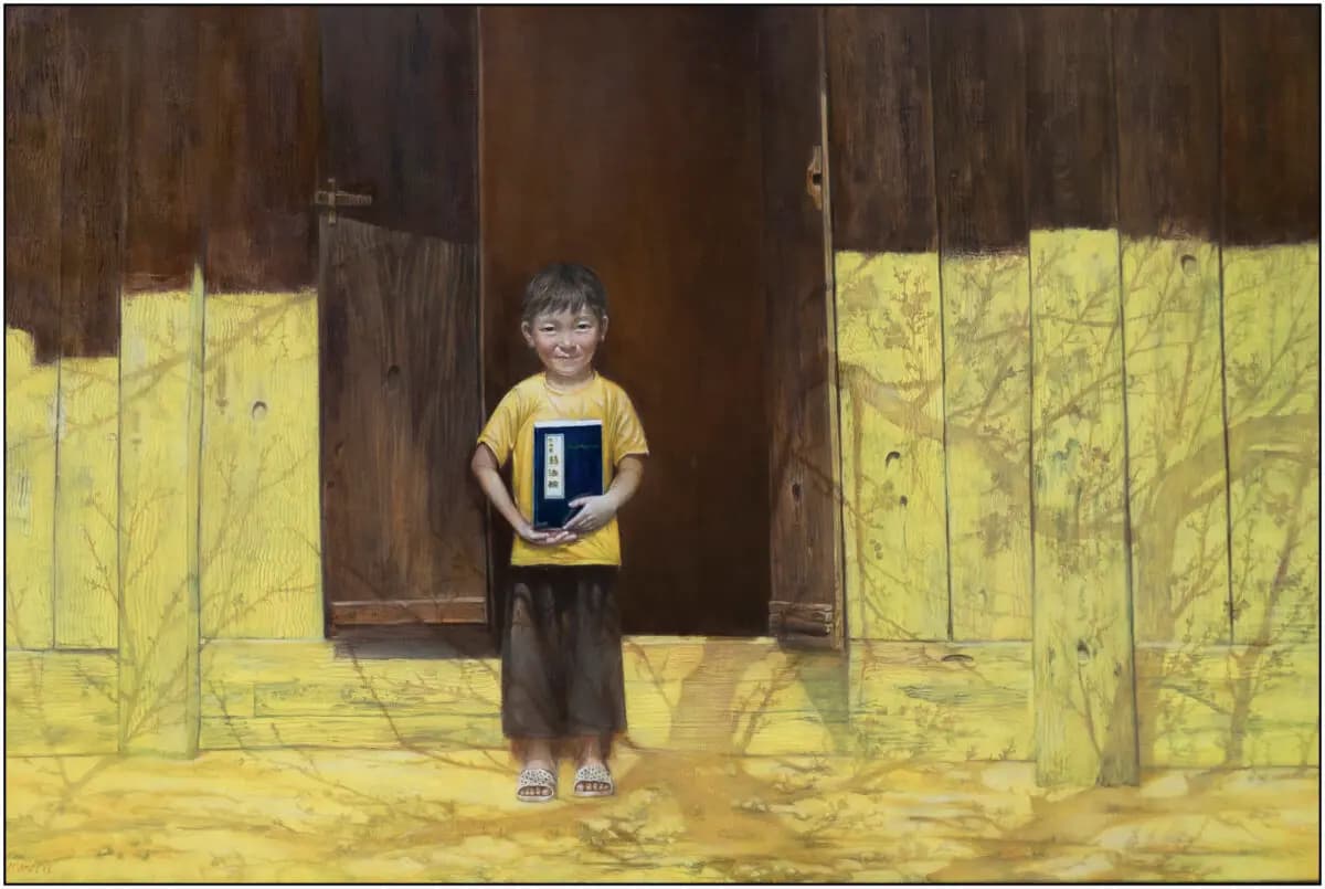 <em>"Destino", 2022, de Vu Thuy. Óleo sobre lienzo; 76 x 117 cm. (Cortesía del Concurso Internacional de Pintura Figurativa NTD).</em>