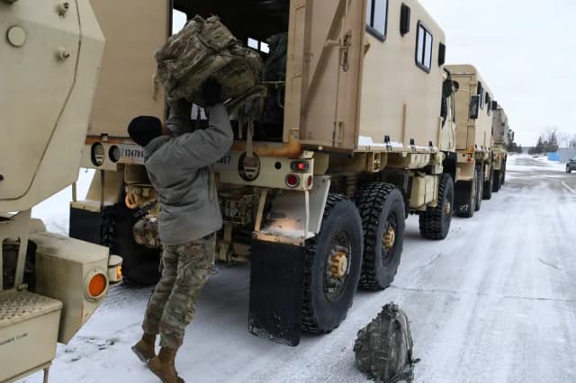 La Guardia Nacional de Minnesota fue movilizada por el gobernador Tim Walz el 17 de enero de 2025. (Tony Housey / Guardia Nacional de Minnesota)