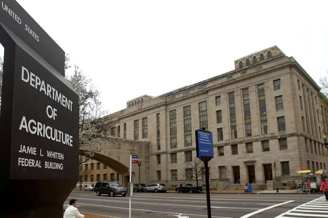 El edificio del Departamento de Agricultura en Washington el 18 de marzo de 2012. (Reuters)