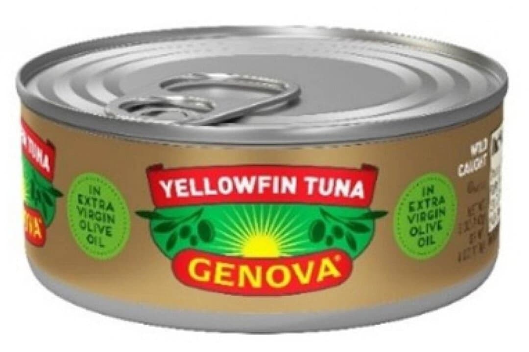 Imagen del atún amarillo Genova retirado del mercado, procedente de la empresa Tri-Union Seafoods, con sede en California. Cortesía de la Administración de Alimentos y Medicamentos (FDA).