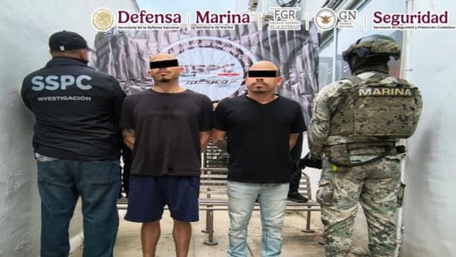 México detiene en Sinaloa a dos estadounidenses buscados por EE. UU. por narcotráfico